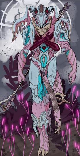 Warframe | Nidus - this piece is a fan iteration I had showcased on a development stream by the company during their art segment.